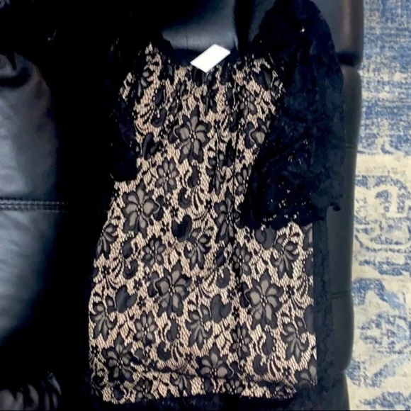 ⭐️PRICE FIRM⭐️ Black Off The Shoulder Lacey Dress - Picture 2 of 9
